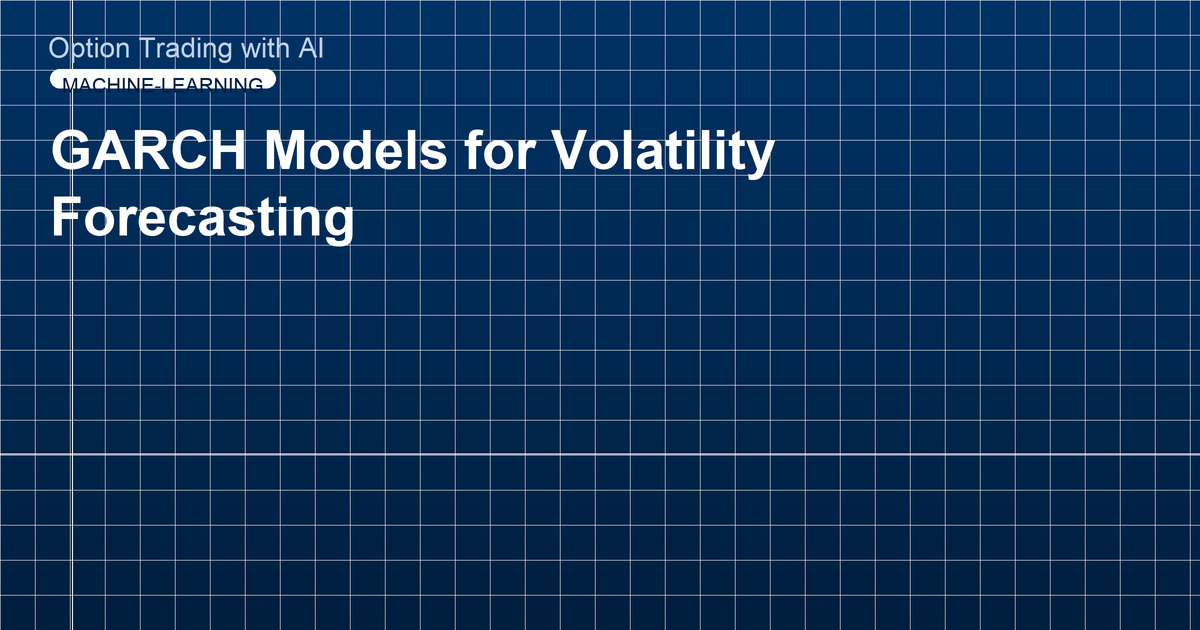 GARCH Models for Volatility Forecasting